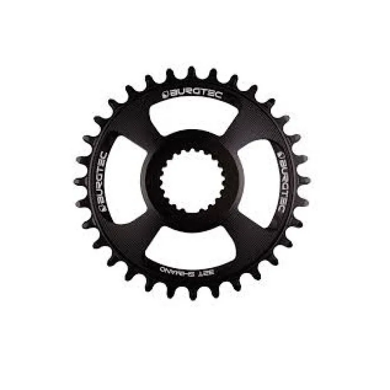Placă ovală BURGTEC Shimano Direct Mount Thick Thin Chainring - 34T - Burgtec Black Mai ieftin